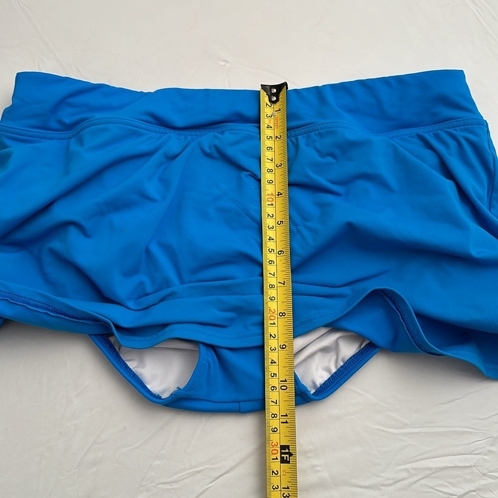 Lands End blue swim skirt - Picture 10 of 10